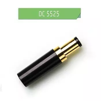 Медный позолоченный штекер постоянного тока LAJQTAO