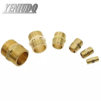 Медный шестигранный ниппель HAOYUNMA для труб 1/8"-1" BSP
