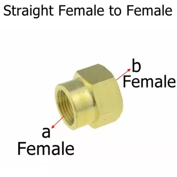Медный шестигранный переходник для труб WYWBEY 1/8 1/4 3/8 1/2 3/4