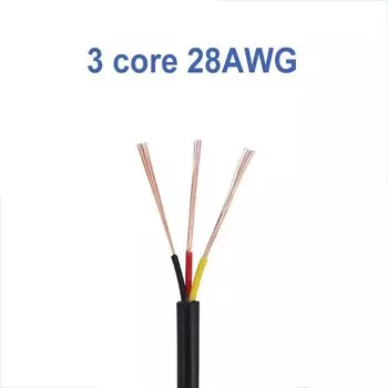 Медный сигнальный кабель QvvCev 1/5/10/20 м 22 24 26 28AWG 2 3 4-контактный