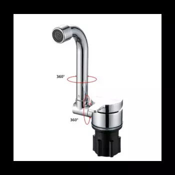 Медный смеситель высокого качества складной смеситель Water Tap 360 градусов для холодной и горячей воды для морской лодки яхты 1003