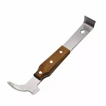 Медовый скребковый нож Talk-Satisfied с деревянной ручкой