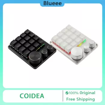 Механическая клавиатура COIDEA KEY16X, дизайнерская клавиатура с горячей заменой, трехрежимная клавиатура с RGB подсветкой для Win Mac