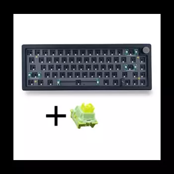 Механическая клавиатура GMK67 на заказ + комплект выключателей без звука с поддержкой горячей замены механическая клавиатура с RGB подсветкой B