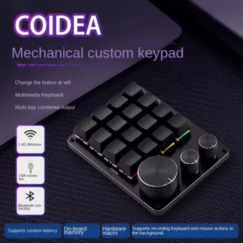 Механическая пользовательская клавиатура Procreate с тремя кнопками, 16 клавиш, дизайнерская клавиатура для макропрограммирования