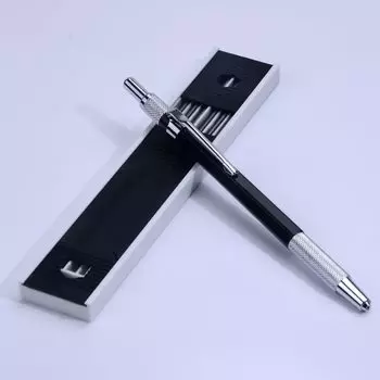 Механические карандаши 2.0 мм 2B пластиковые синие 12 штук