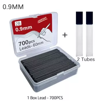 Механические карандаши черного цвета 0.5/0.7/0.9 2B 60 мм