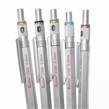 Механические карандаши Kuelox металлические 0,3 0,5 0,7 0,9 2,0 мм