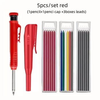 Механический карандаш MROOFUL 2.8 мм, черный/красный/черный/синий/зеленый/оранжевый