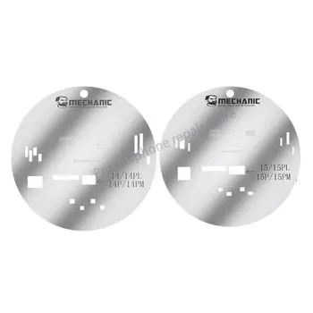 Механический стальной трафарет для экрана iPhone