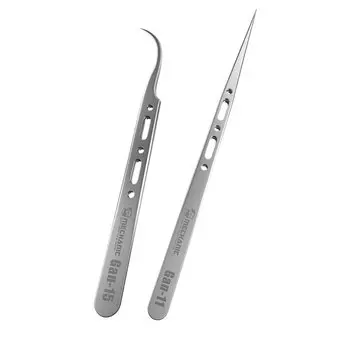 Механик GAN 11 GAN 15, сверхжесткие антимагнитные пинцеты, инструмент для ремонта электронных компонентов, прецизионные пинцеты