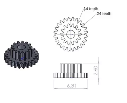 Механизм кассетного плеера для Sony CD D100