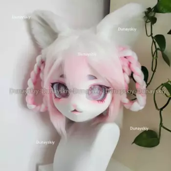 Меховой Костюм кигуруми, гарнитура, пушистые костюмы для косплея, пушистая кукла, резинка, кошка, комикет, пушистые куклы, Костюмы Животных
