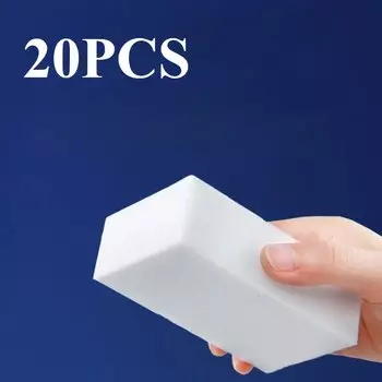 Меламиновая губка MOONBIFFY, белые, 10/20 шт.