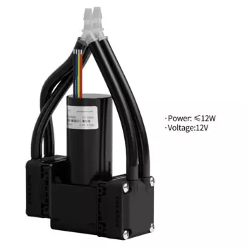 Мембранный Вакуумный Насос Kamoer HLVP10, 12 л/мин, 12 В, 24 В, воздушный насос BLDC с мотором параллельно, отрицательным давлением, 0,0, всасывающий насос 6 МПа