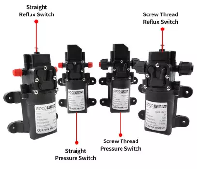 Автоматический мембранный насос CNMAWAY 12В 72Вт 6л/мин