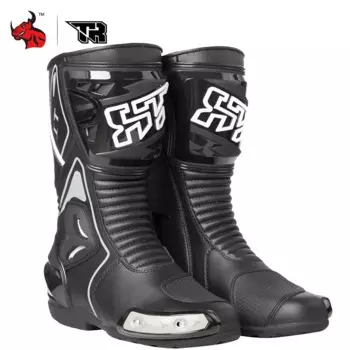 Мужские и женские гоночные ботинки, безопасные мотоциклетные ботинки для езды на мотоцикле, водонепроницаемые износостойкие мотоциклетные ботинки, оборудование, Раллийная обувь