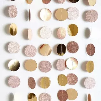 Мерцающая бумажная гирлянда MOONBIFFY для праздника