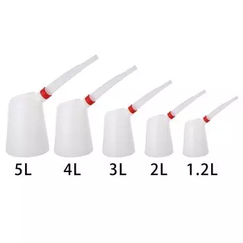 Мерный кувшин для масла с разливным гибким носиком, контейнер для масленки, универсальный пластиковый мерный кувшин с крышкой, прочный, для путешествий, автомобиля