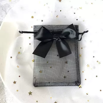 Мешочки из органзы с бантом MIQIAO, разноцветные