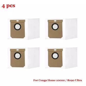 Мешок для пыли для пылесосов Conga Home 10000 8090 Ultra 9090 AI Eufy L50 L60 SES Everybot Q5 Roidmi EVE CC, часть пылесоса, аксессуары