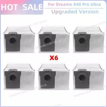 Подходит для запчастей и аксессуаров для робот-пылесоса Dreame X40 Pro Ultra, Dreame X40 Ultrathin, Dreame X40 Master - мешок для пыли
