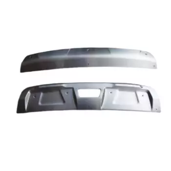 Металлический передний + задний бампер, Нижняя защита с отверстием для ключа для nissan Rogue X-Trail T32 2014to2018, аксессуары для автостайлинга