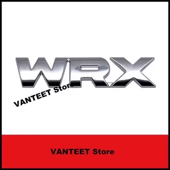 Металлическая 3D эмблема WRX, наклейки для багажника, передняя решетка радиатора для Subaru Legacy Forester Impreza WRC XV BRZ