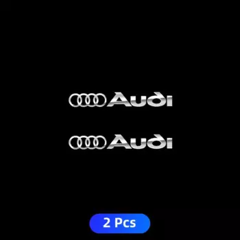 Металлическая эмблема автомобиля, наклейки на стеклоочистители, светоотражающие декоративные наклейки для Audi A4 B5 B6 A3 A5 A6 C6 C5 A1 A7 A8 Q2 Q3, аксессуары для стайлинга автомобилей