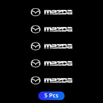 Металлическая эмблема автомобиля, наклейки на стеклоочистители, светоотражающие декоративные наклейки для Mazda Skyactiv CX-9 CX-8 CX-5 AXELA, аксессуары для стайлинга автомобилей