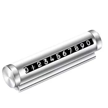 Металлическая Автомобильная карточка для временной парковки, универсальная поворотная табличка с номером телефона, Алюминиевые наклейки, остановка парковки, автомобильный Стайлинг, автомобильные аксессуары