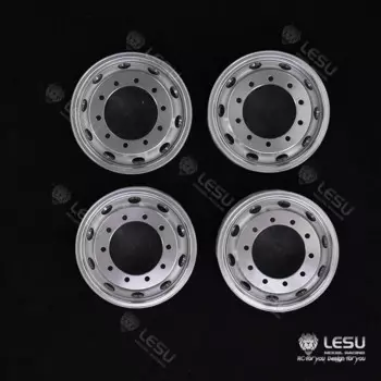 Металлическая двойная задняя ступица для 1/14 колес LESU, редукционные оси, радиоуправляемый тягач, гидравлический самосвал, электромобили, транспортные средства, игрушки для взрослых