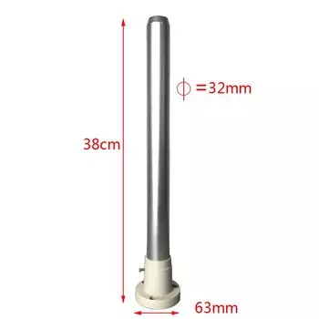 Металлическая фиксированная подставка для микроскопа диаметром 32 мм, кронштейн, стержень для бинокулярного тринокулярного микроскопа, стерео микроскопа