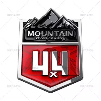 Металлическая Эмблема 4x4 для горной пересеченной местности для Jeep Compass Grand Cherokee Wrangler, Стайлинг автомобиля