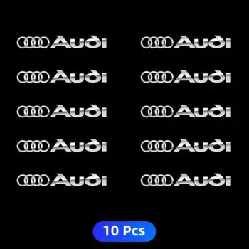 Металлическая Эмблема, автомобильные декоративные наклейки, светоотражающие наклейки на автомобильные стеклоочистители для AUDI Sline S3 A1 A3 A4 A5 A7 A8 Q3 Q5 Q7 TT, аксессуары