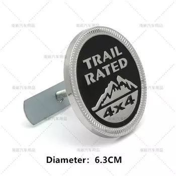 Металлическая Эмблема для багажника Jeep Wrangler, 4 х4 дюйма