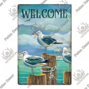 Металлическая картина Putuo Decor