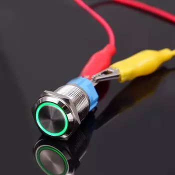 Металлическая кнопка включения/выключения PRONCH 19 мм