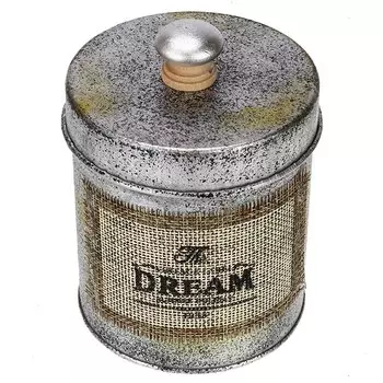 Металлическая круглая банка для хранения AhunderJiaz