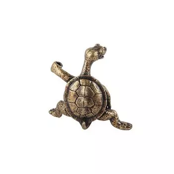 Металлическая курильница в форме черепахи