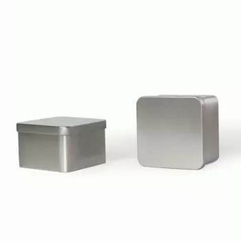 Металлическая квадратная коробка Quchekit