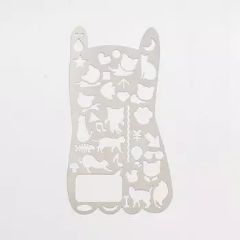 Металлическая линейка кошка Mengtai