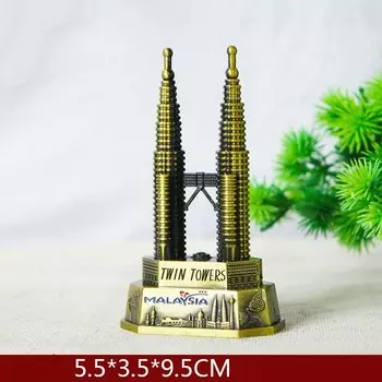 Металлическая модель башен Петронас lyybx