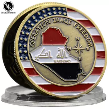 Металлическая монета "Операция Иракская свобода"