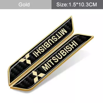 Металлическая Наклейка на кузов автомобиля, крыло, багажник для Mitsubishi Lancer ASX L200 Colt Pajero Mirage Outlander Eclipse, автомобильная эмблема, аксессуары