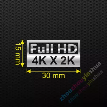 Металлическая наклейка ZHOUYAN золотой/серебряный