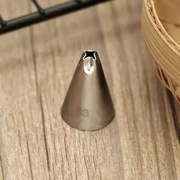 Металлическая насадка для крема SwtHart крестообразная 4-кромка