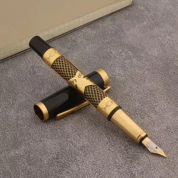 Металлическая перьевая ручка Chouxiongluwei с золотым пером