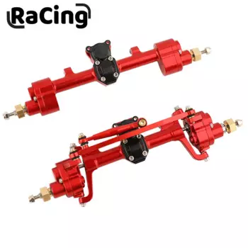 Металлическая передняя/задняя портальная ось для радиоуправляемого автомобиля CNC для 1:24 Axial 1/24 SCX24 90081 C10 AXl00002 AXI00005 Ford Bronco, обновленная деталь