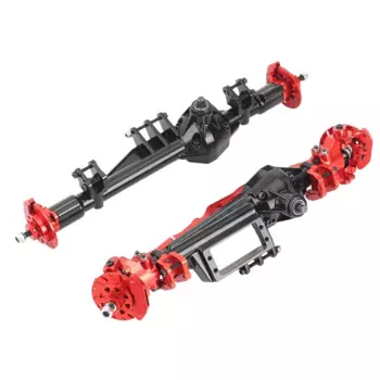 Металлическая полная передняя и задняя ось для Axial RBX10 Ryft 1/10 RC Cralwer Запчасти для автомобиля обновленные аксессуары